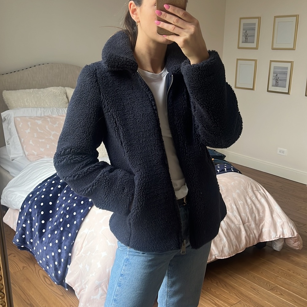 Sebby Collection teddy jacket size small